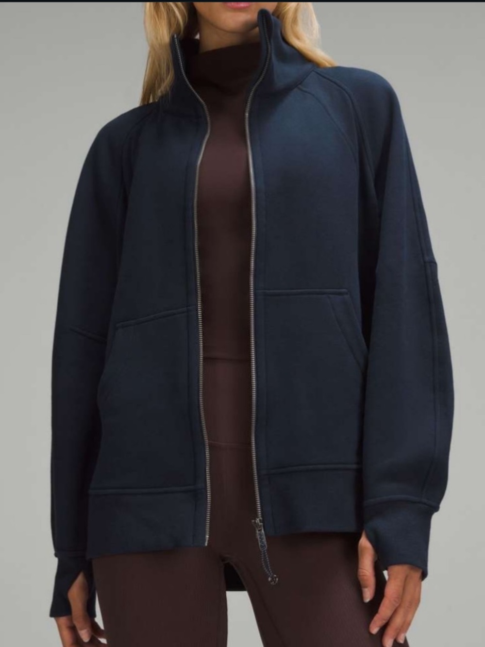 Lululemon Scuba Oversized Funnel-Neck Full Zip *Long